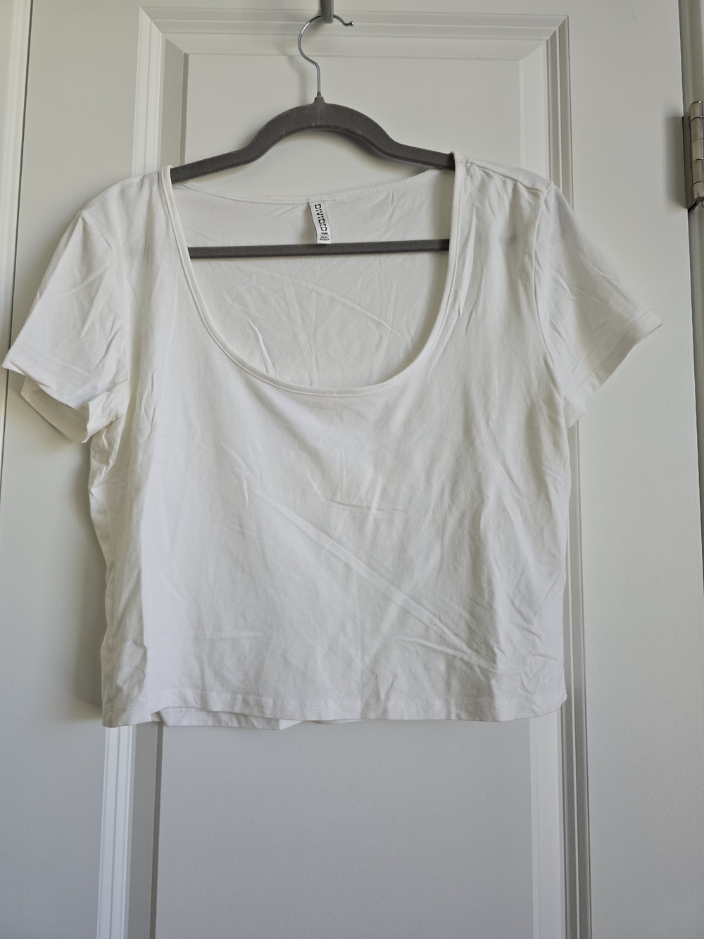 Divided H&M Cotton Jersey Crop Top